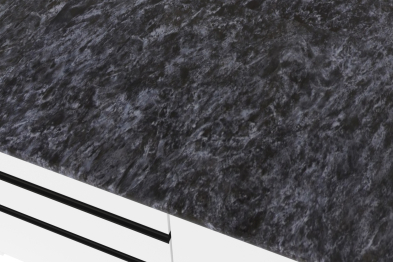 Кухонный гарнитур Лотос макси 2 1,8 м Белый глянец ЛДСП