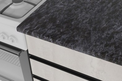 Кухонный гарнитур Сюита стандарт 1,6 м Бетон светлый ЛДСП