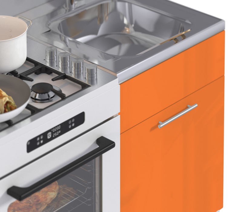 Кухонные гарнитуры, Анна Оранж L-1800