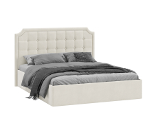 Мягкая кровать, Кровать Анабель 160*200 тип 1  (замша)