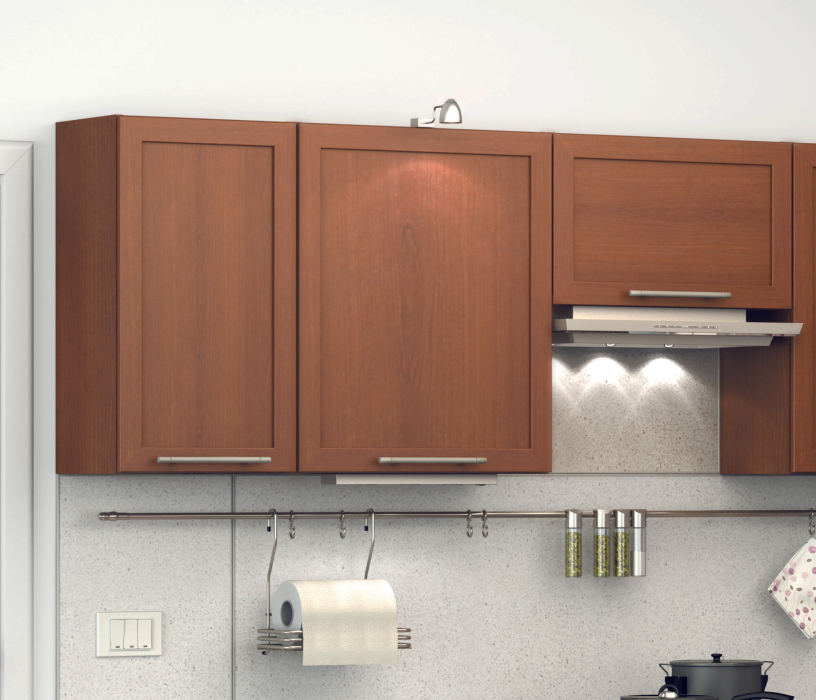 Ангелина Квадро, Кухонный гарнитур Ангелина Комфорт Орех Итальянский 2 м