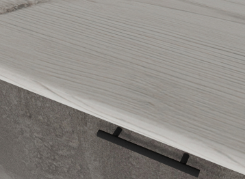 Кухонный гарнитур Сиена макси 1,8 м Дуб грей/Бетон темный ЛДСП