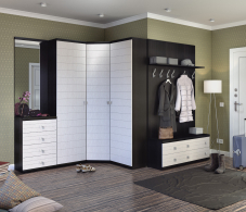 Прихожие, Набор для прихожей с угловым шкафом Гретта