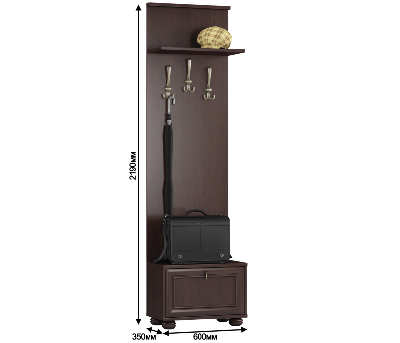 По категориям, Тумба с вешалкой Верди СБ-1442