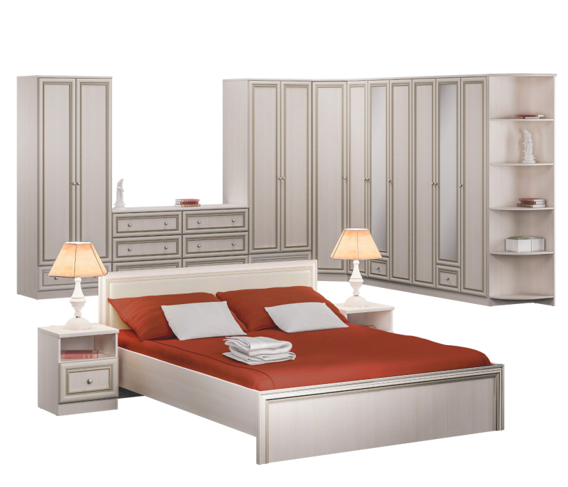 Спальные гарнитуры, Грация Авиньон спальня со шкафами