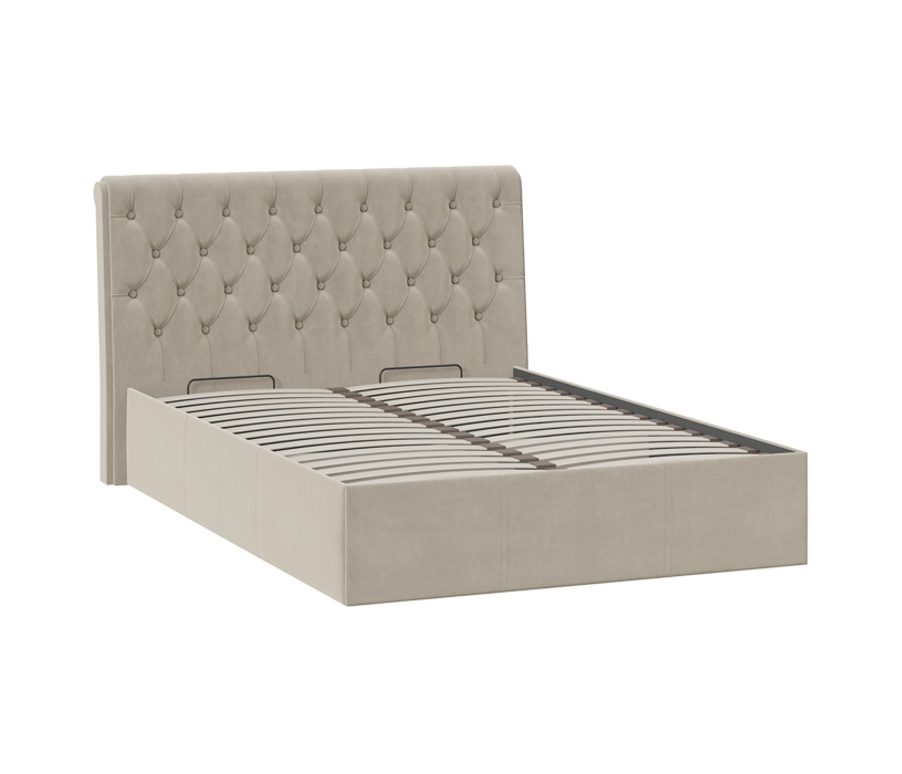 Кровати 140х200, Кровать Скарлет с ПМ 1400 велюр