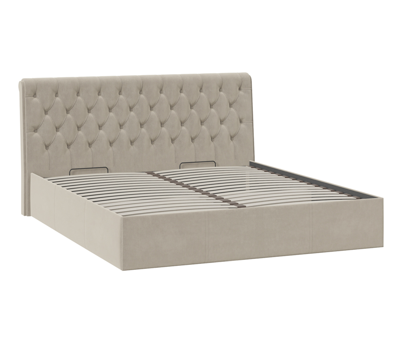 Кровати 180х200, Кровать Скарлет с ПМ 1800 велюр