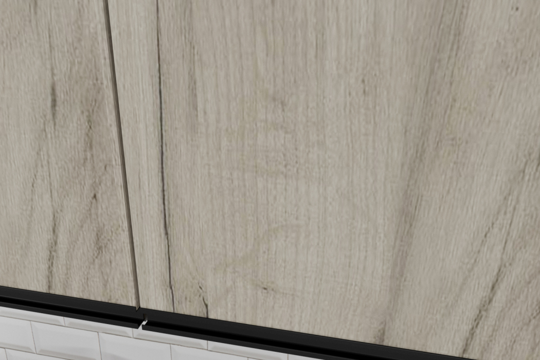 Кухонные гарнитуры, Кухонный гарнитур Равенна компакт 2,2 м Дуб браун ЛДСП