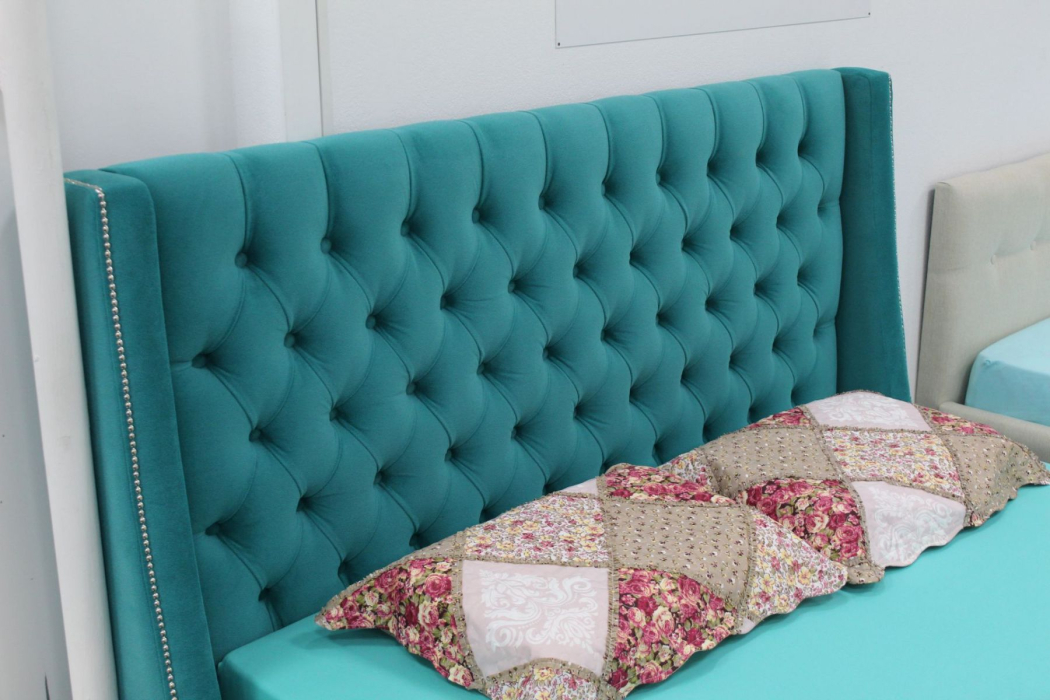 Двуспальные, Кровать Баунти Люкс 1600 с подъемным основанием, велюр