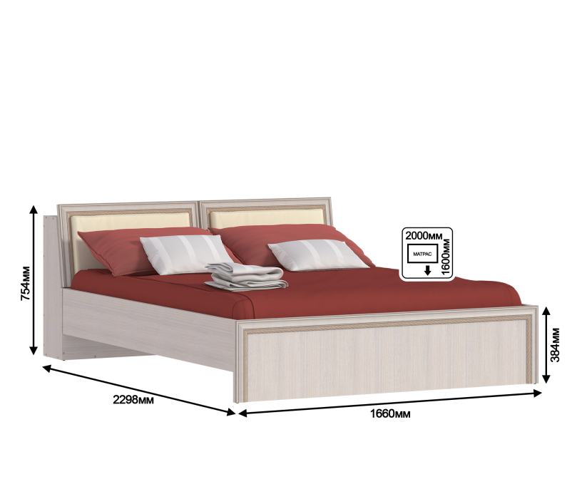 Грация, Грация СБ-2200 Кровать
